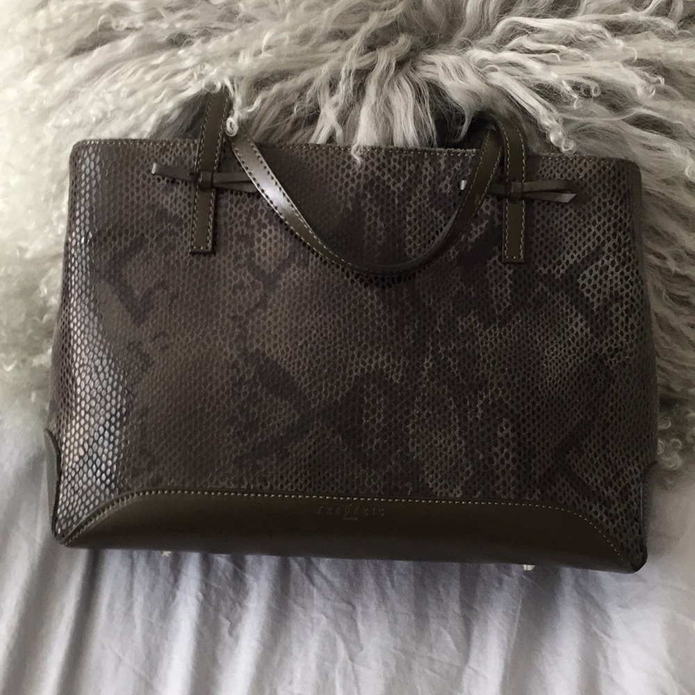 Frederic  **PARIS** leather bag